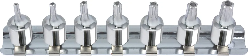 Coffret douilles CHROMEplus TS10-TS40 finition mate haute résistance 1/4"