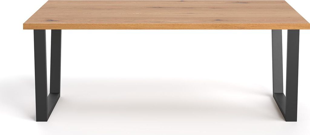 Erant-Tisch mit Platte aus Massivholz, 140x100 cm, Eiche, Designermöbel