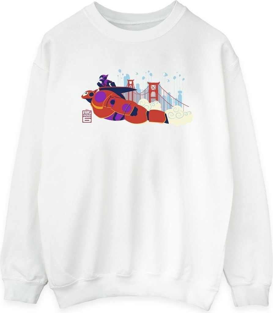 Disney - "Big Hero 6" Sweatshirt für Damen BI11530 (M) (Weiß)