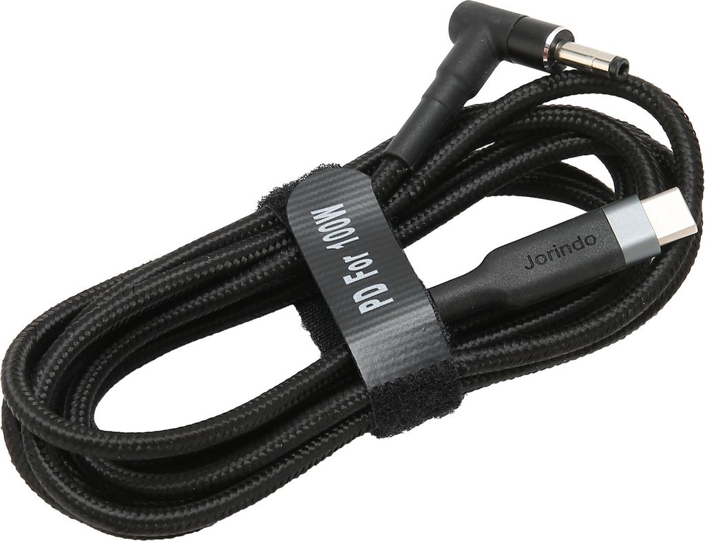 JORINDO TypeC zu DC Kabel 100W 5A Tragbar Leicht Bequem Langlebig 4.0x1.7mm PD USB zu DC Kabel (3 Meter )