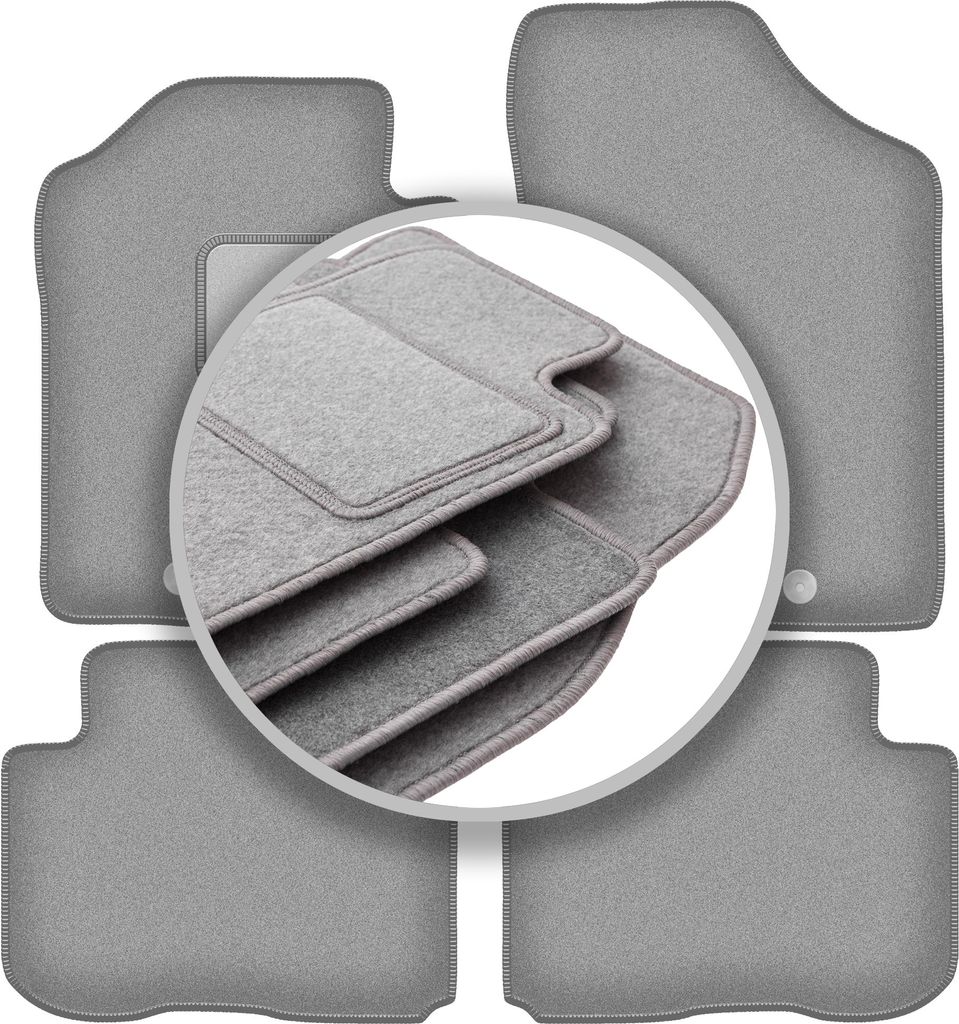 Graue Automatten für: Kia Carens III Minivan (2006-2010)