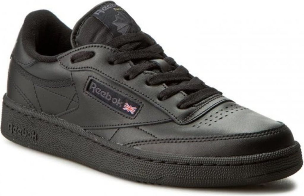 Reebok Classic Club C 85 Leather - Herren Sneakers Schuhe Schwarz 100000153 , EU 42.5 UK 8.5