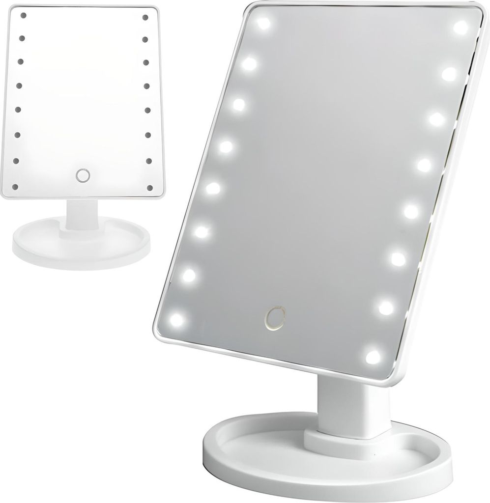 Lustro kosmetyczne do makijażu z oświetleniem 16x LED Zdjęcie produktu 