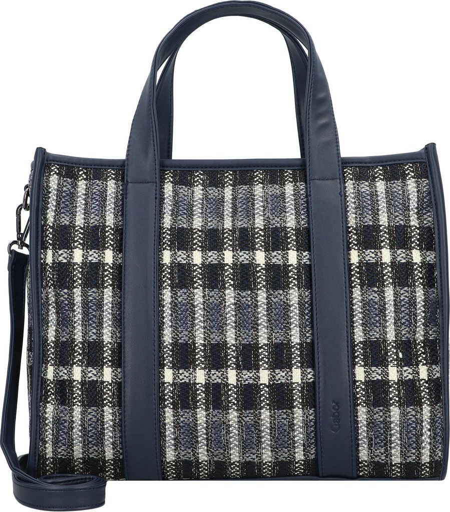 Gabor Lexie Zip Shopper M Tasche Blau in Gr. OneSize