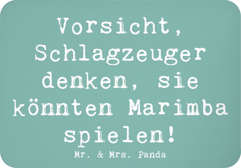 Mr. & Mrs. Panda magnet Spruch Marimba Humor - Meeresbrise - Geschenk, Musik, Schlaginstrument, holzmagnet, whiteboardmagnet, Musiker, Musikinstrum...