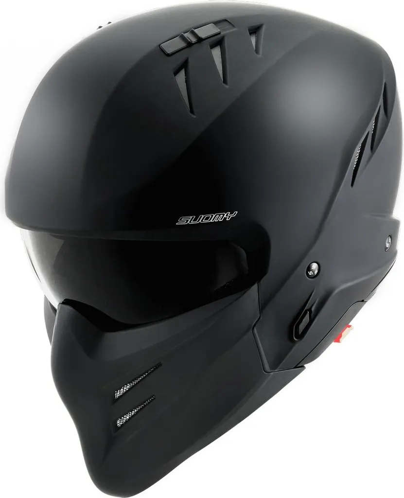 Casque Jet Suomy Armor Plain Noir Mat Taille L 59/60 pour Motards
