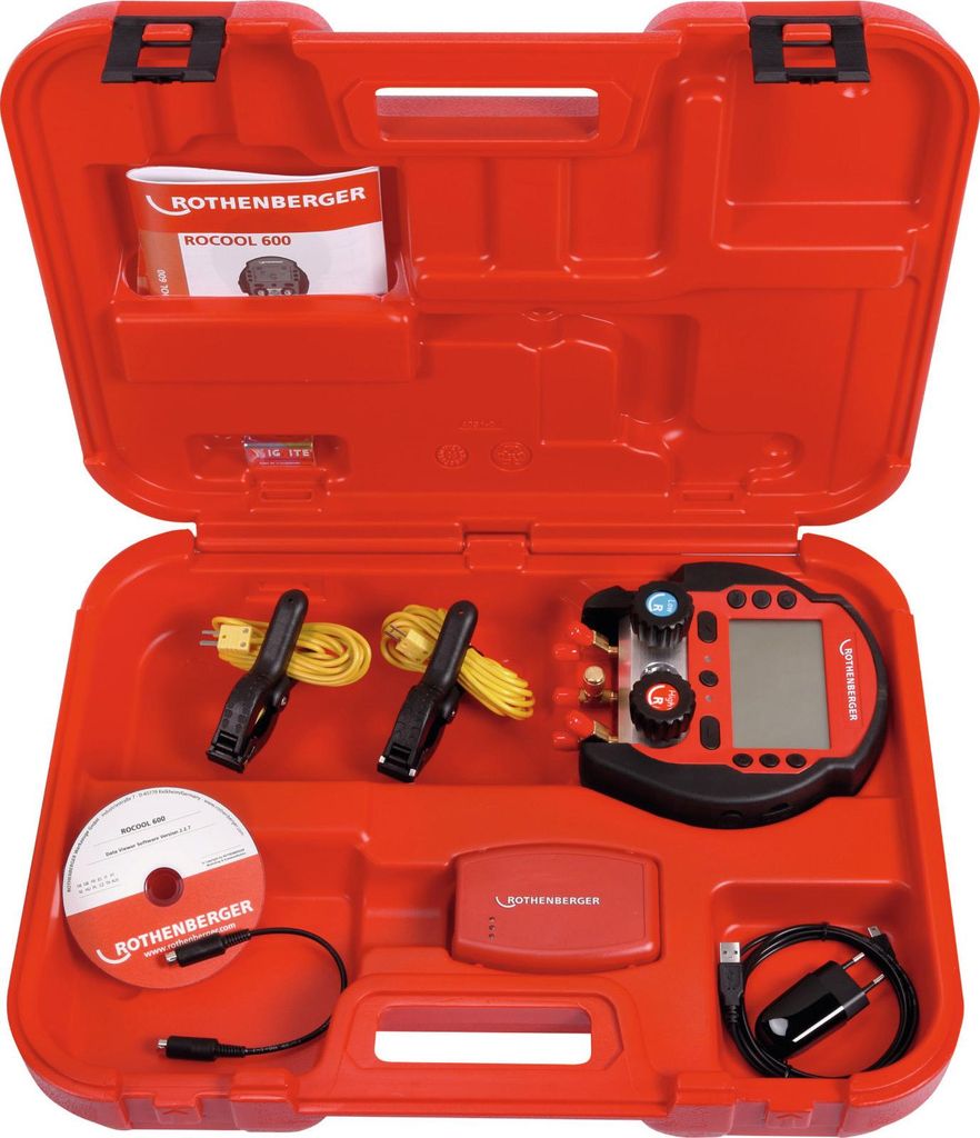 Rothenberger Digitale Monteurhilfe ROCOOL 600 inkl. Red Box