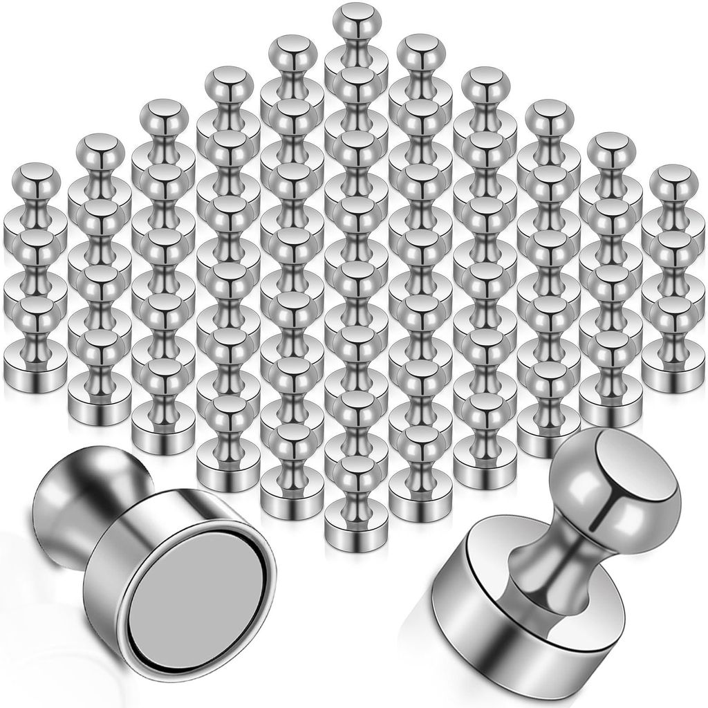 60 starke Mini-Magnete, 12x16mm Neodym-Magnete, extra starke Magnete für Magnettafeln, Kühlschränke, Pinnwände, Musiktafeln und Whiteboards.
