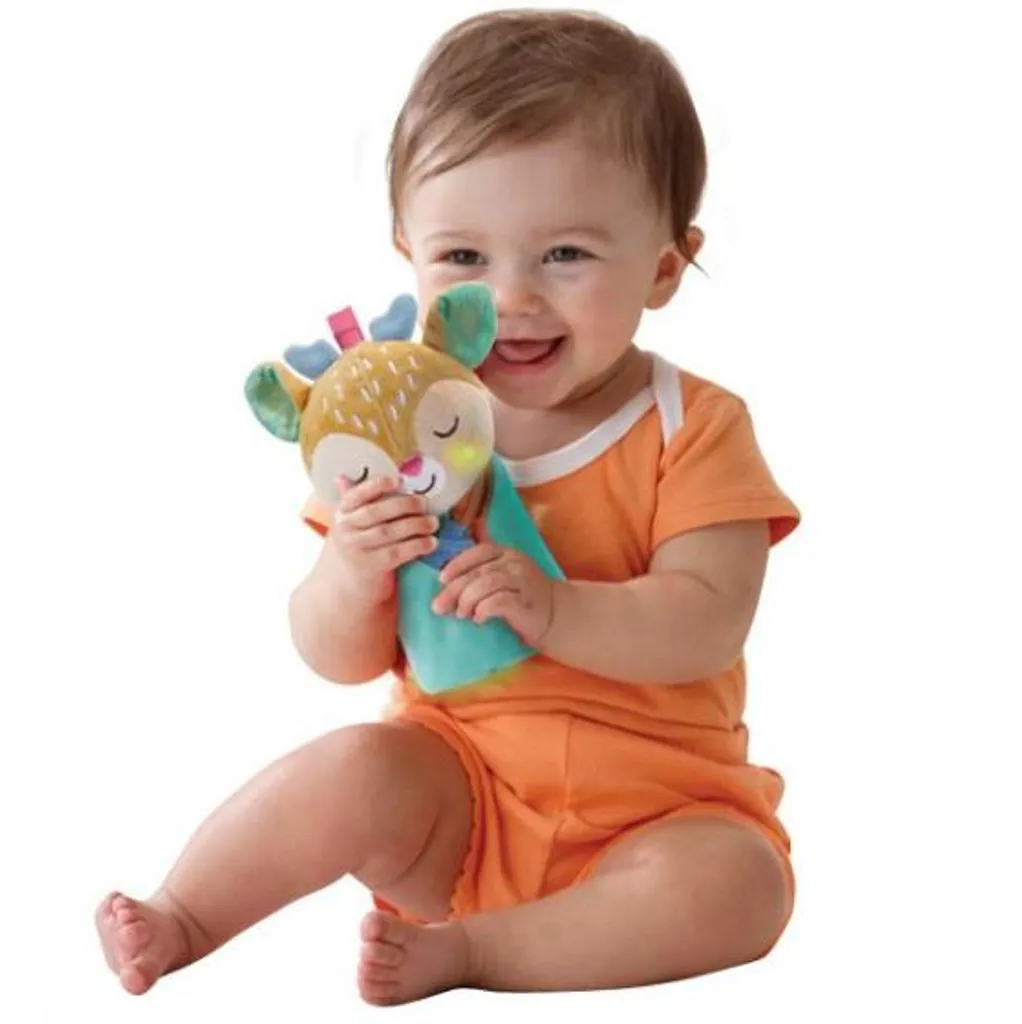 Veilleuse Bébé Peluche Faon Musical avec Projection de Lumière VTech