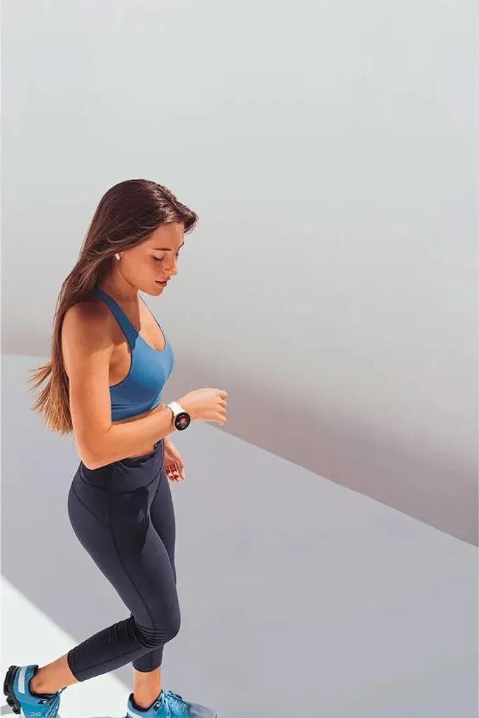 Bracelet Polar Ignite 2 Blanc en Silicone - Confort et Design Minimaliste
