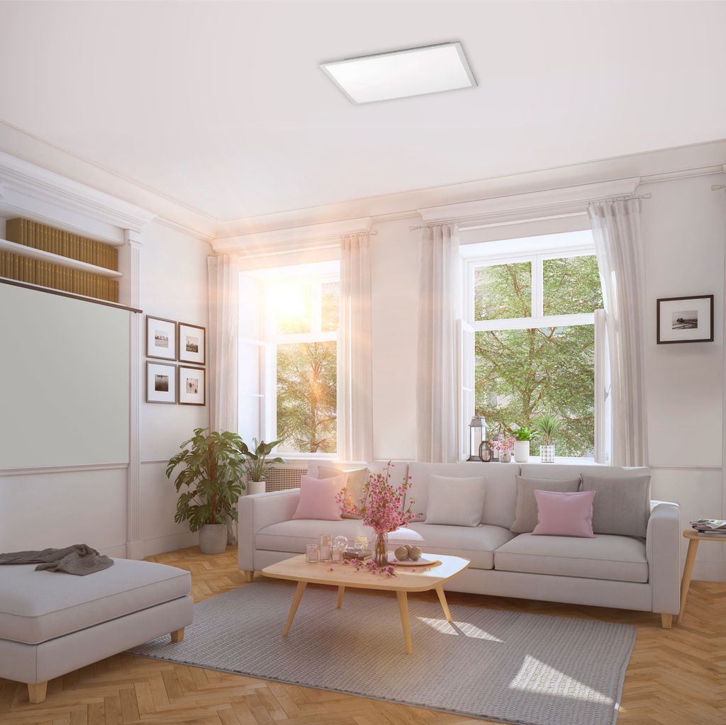 Produktbild von 60x60 Cm LED Panel Deckenleuchte 48W – Einbau Rasterdecke Oder Pendelmontage, Kaltweiß/neutralweiß, IP44, 3 Jahre Garantie