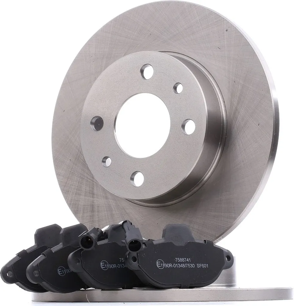 Disques et Plaquettes de Frein pour Fiat 500 Panda Punto et Ford KA