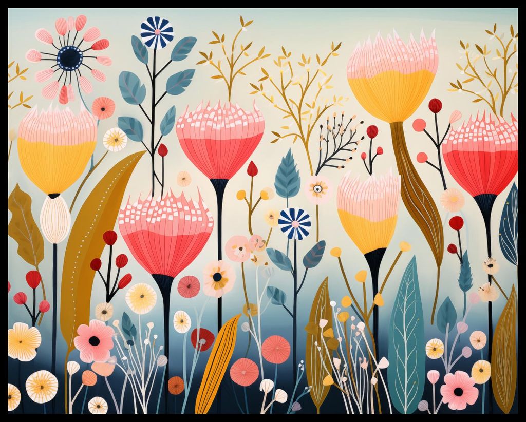 Poster 76x60,5cm Traumgarten