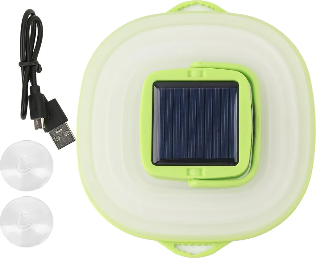 Lampada Solare LED da Campeggio IP65 Impermeabile e Flessibile - 3 Modi