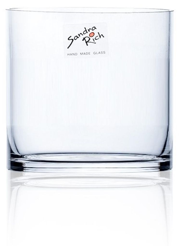 Sandra Rich 1010-10-99, Zylinderförmige Vase, Transparent, Produktbild 