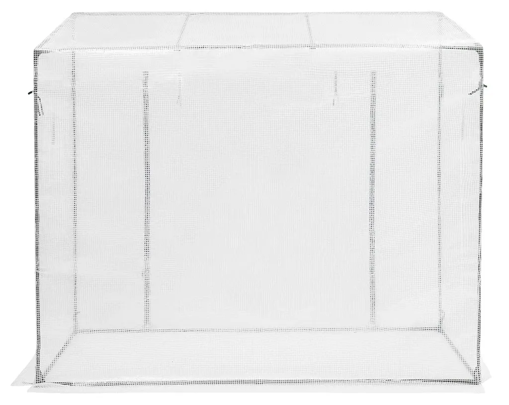 Serre de Jardin Blanche - Conception Résistante au Vent et Anti-UV