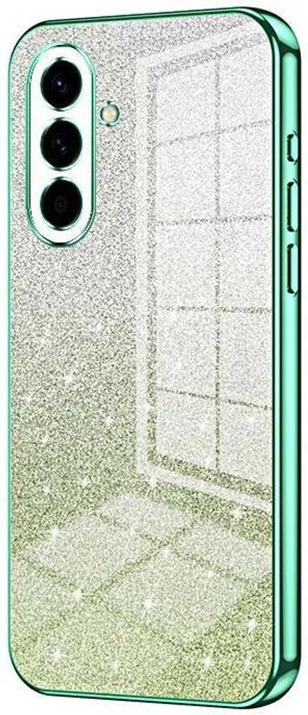 Glitzer Hülle für Samsung Galaxy A57 - Phonesta Crystal Sparkle Silikon Back Cover - Grün