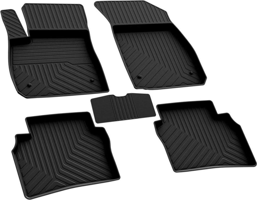 Fußmatten 3D Automatten Gummimatten für Opel Insignia 2017-2020 Gummi Schwarz 4x