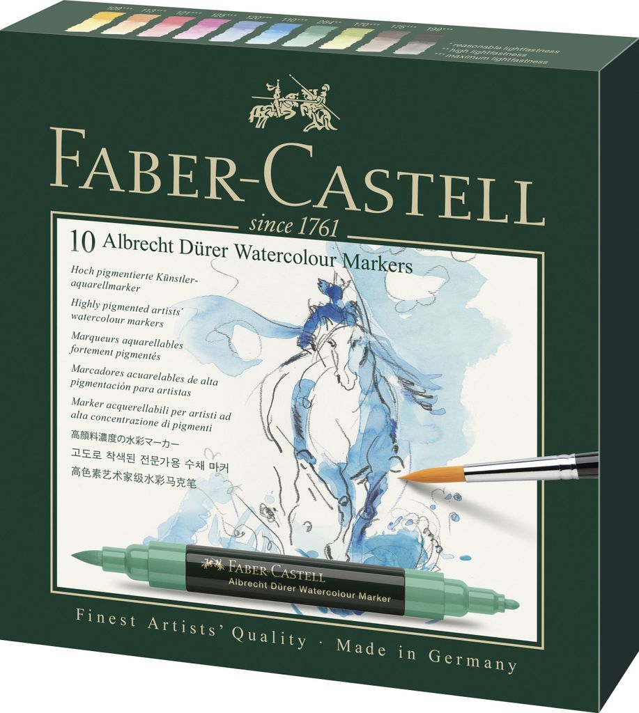 FABER-CASTELL Aquarellmarker Albrecht Dürer 10er Etui