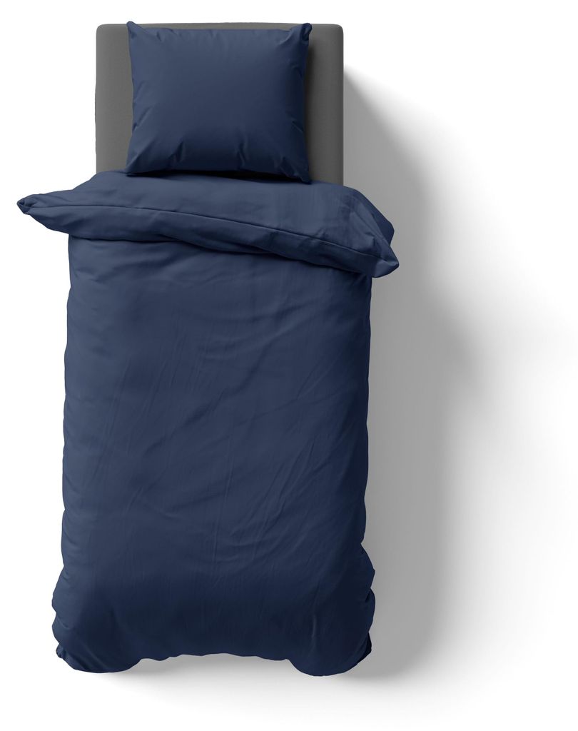2-tlg Renforcé UNI Bettwäsche 135x200 + 80x80 cm Kopfkissen Produktbild 