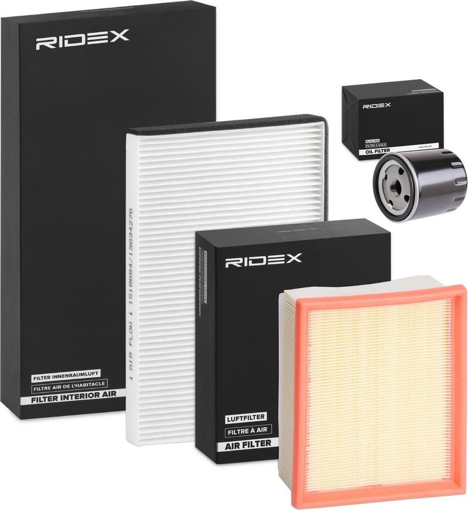 RIDEX Filterset Inspektionspaket Filtersatz für CITROËN XSARA (N1) XSARA Coupe (N0) XSARA Break (N2) Xsara Kasten / Kombi