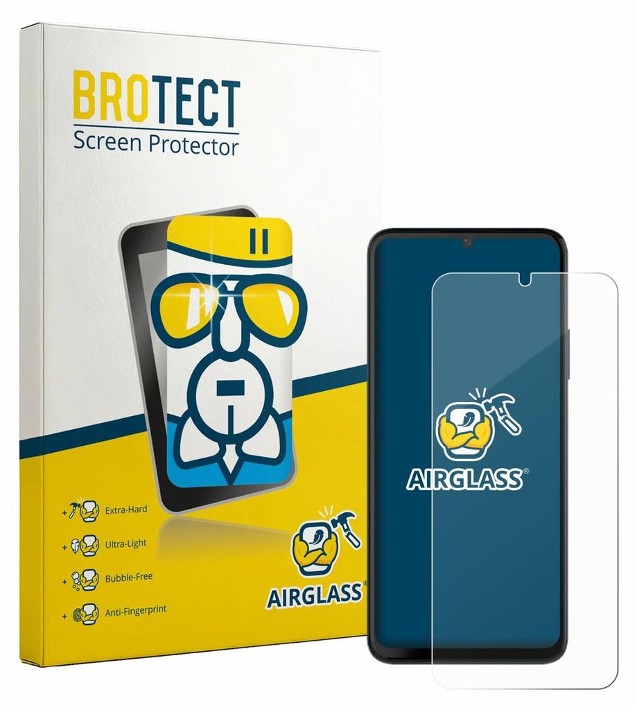 BROTECT Schutzglas für NUU Mobile X10 5G Schutzfolie Panzer Folie Glas Display Schutz klar
