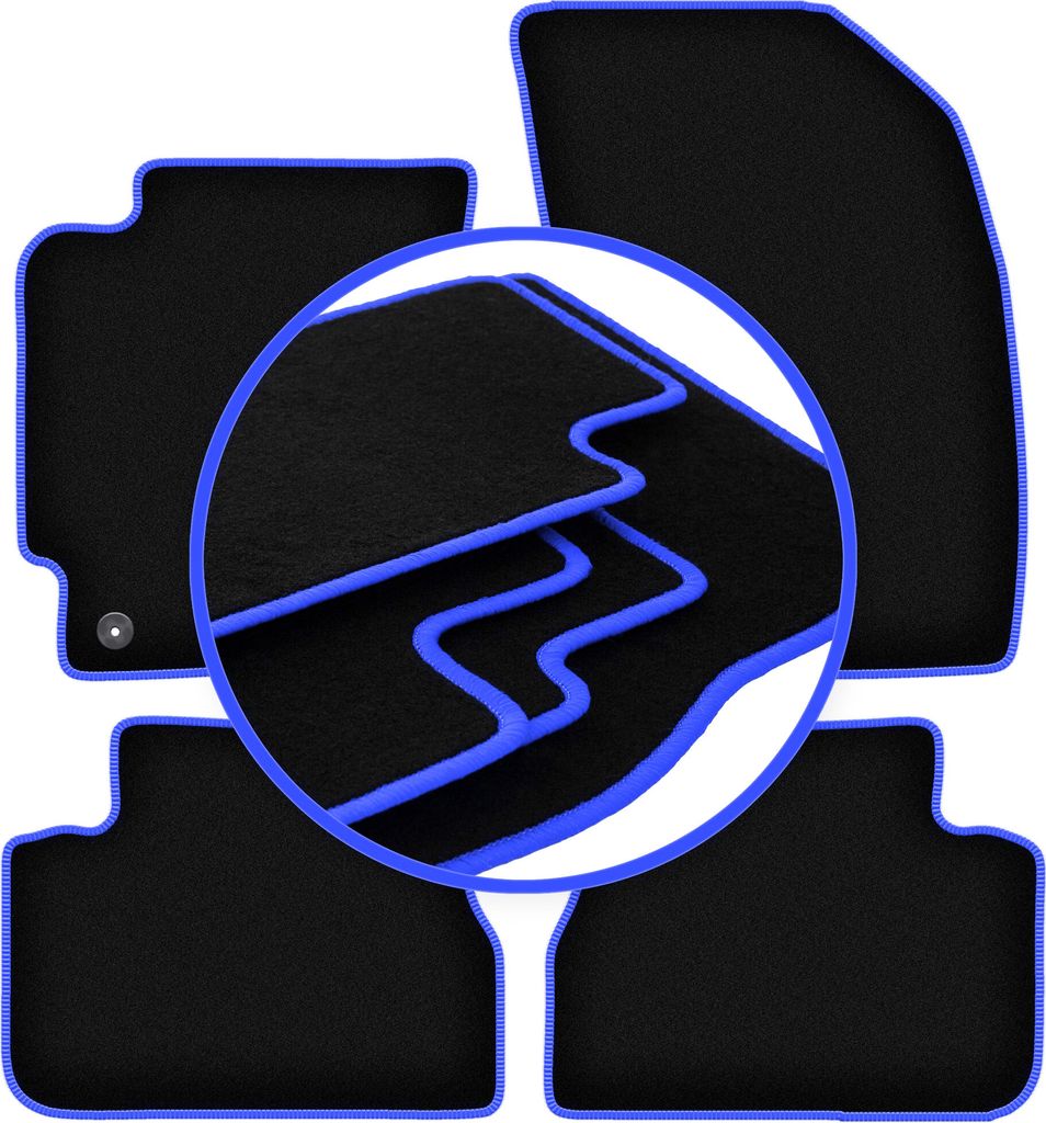 CARLUX-BLUE Autofußmatten für: Chevrolet Epica Limousine (2006-2012)