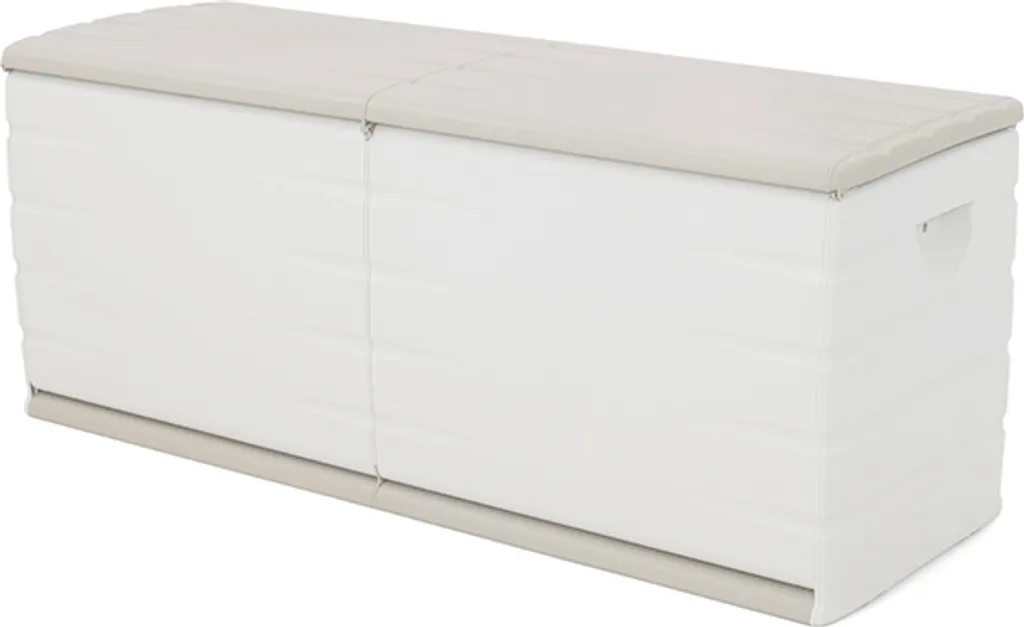 Coffre de Jardin Beige 153x61x53cm : Fini le Désordre avec le Plastiken 97153