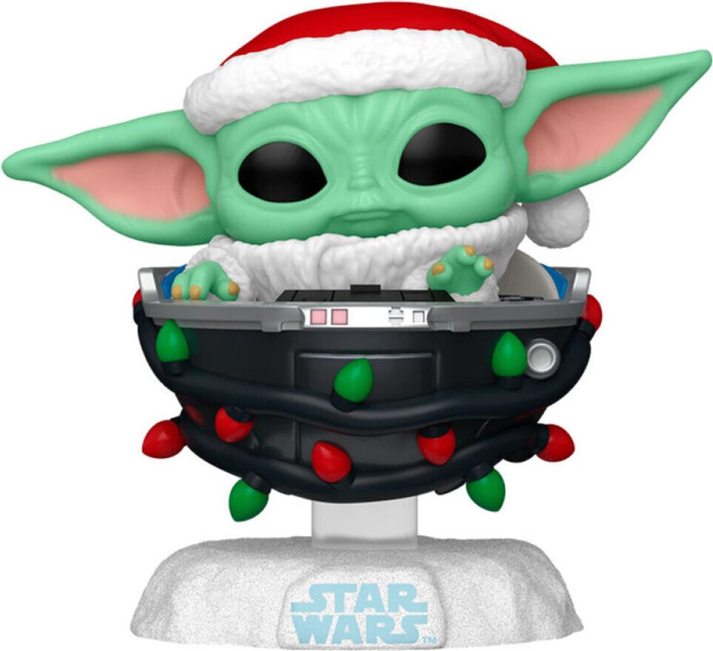 Figurka Funko Pop! - Grogu w Santa Hat w Pram z serii Star Image du produit 