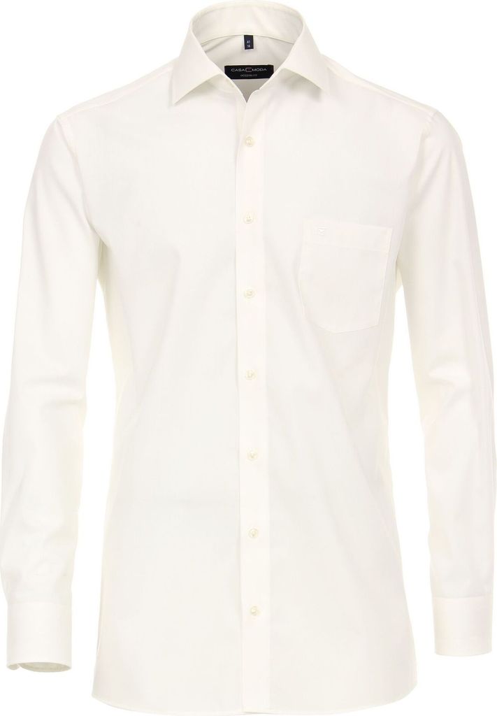 Casa Moda - Modern Fit - Herren Hemd mit extra langem Arm (72 cm) (006532), Größe:40, Farbe:Creme (002)