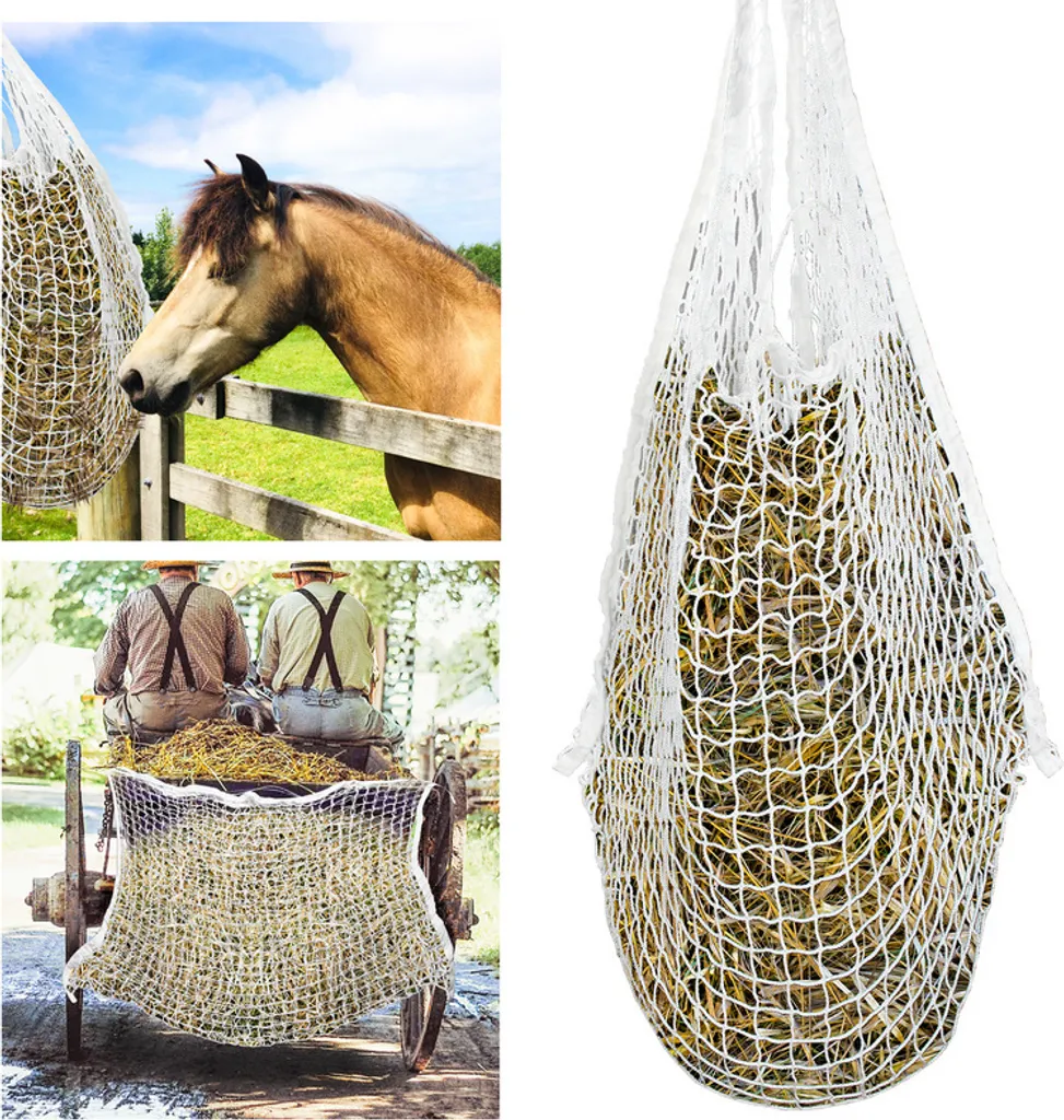 Yakimz Rete Fieno 160x100cm Maglia Stretta 3cm per Cavalli - Slow Feeder