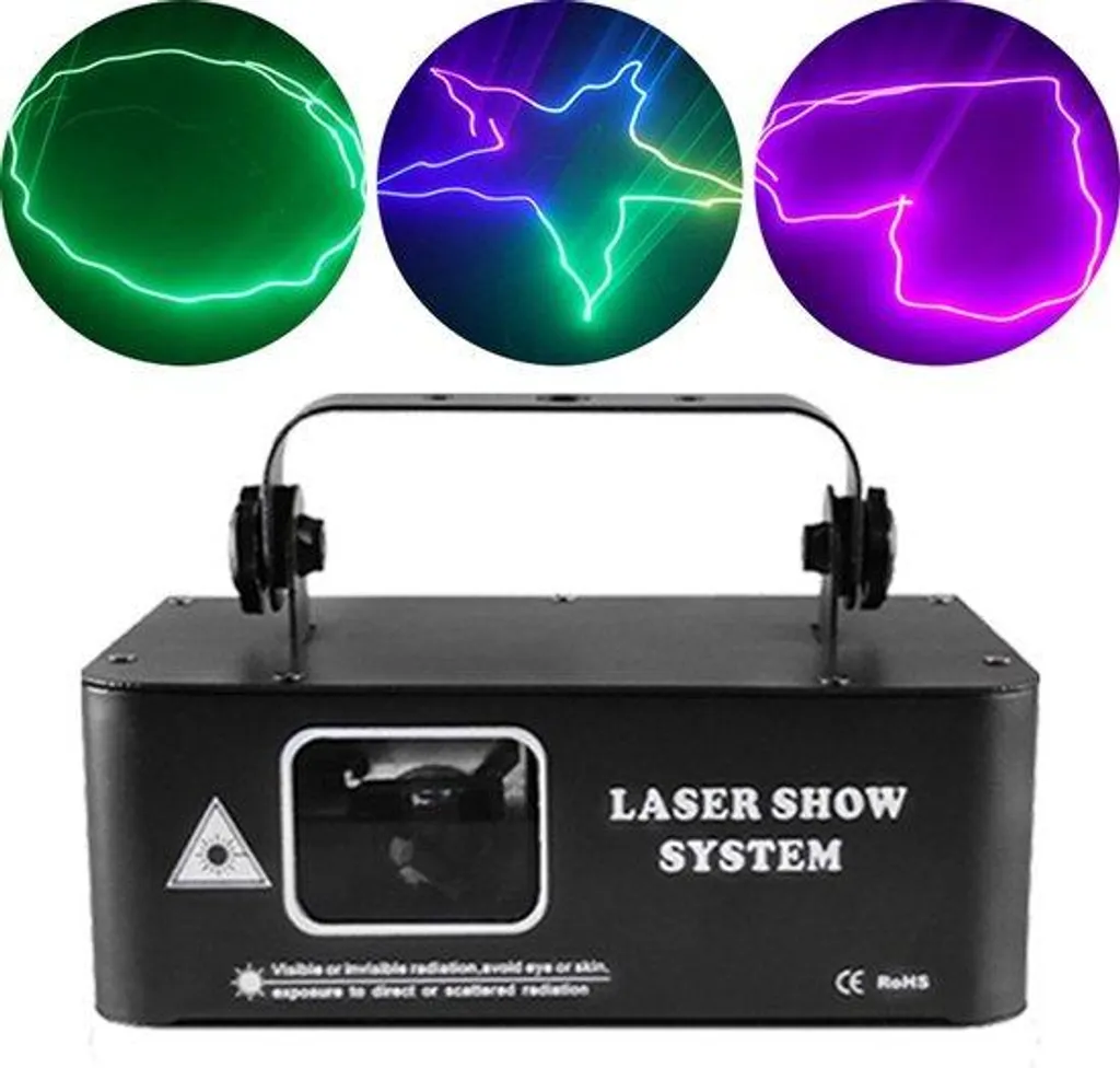 Éclairage laser RVB pour soirée discothèque et animation de mariage