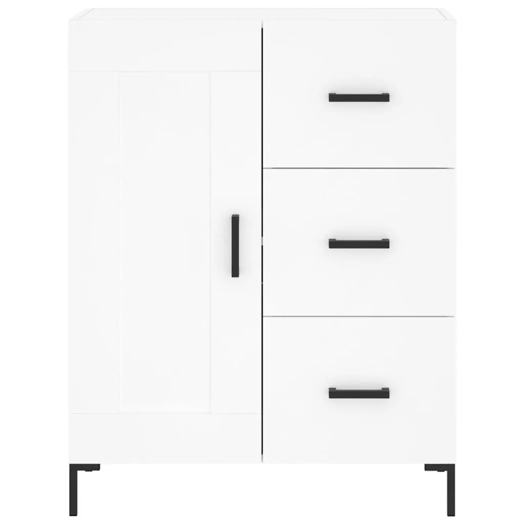 vidaXL Credenza 2 Ante Bianca 90cm | Mobile Dispensa e Contenitore - 5