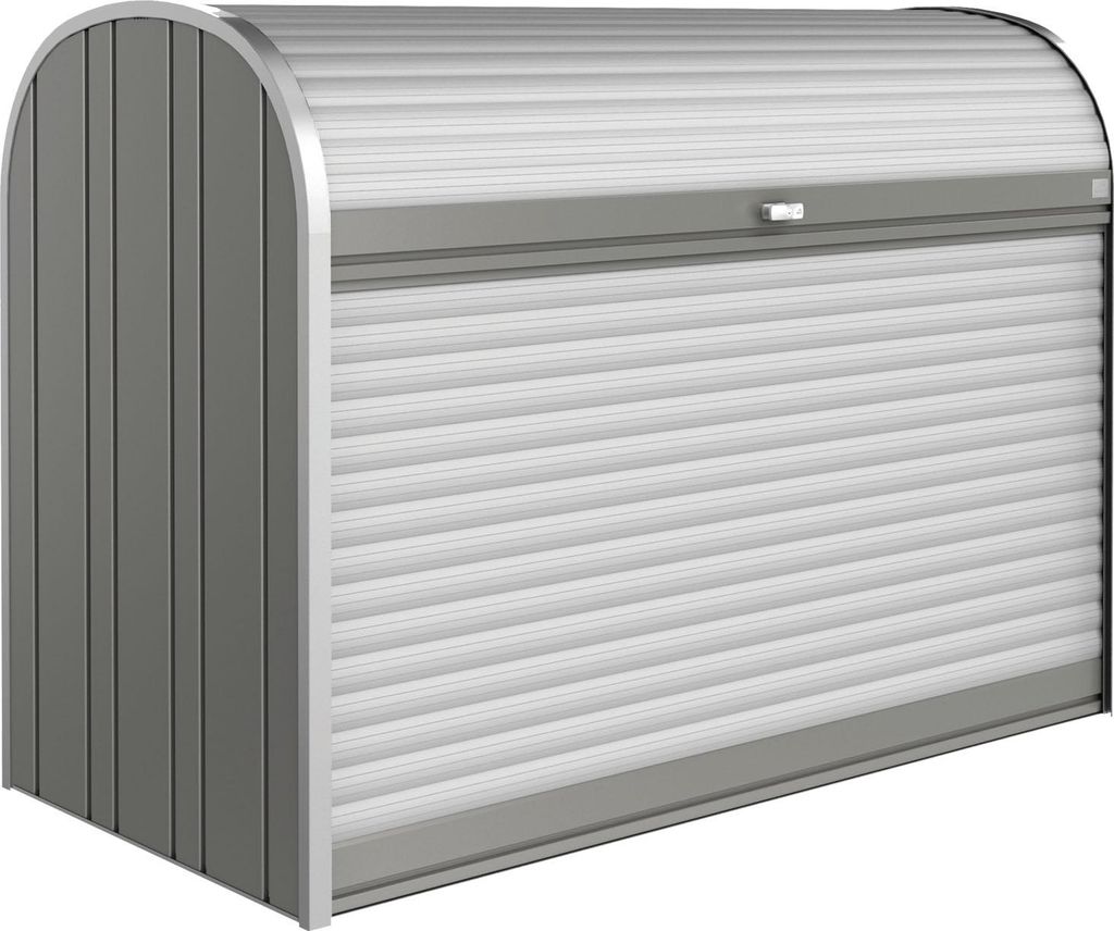 Sachen Box - Fahrradaufbewahrung StoreMax 190 (190 x 97 x 136 cm), Quarzgrau metallic