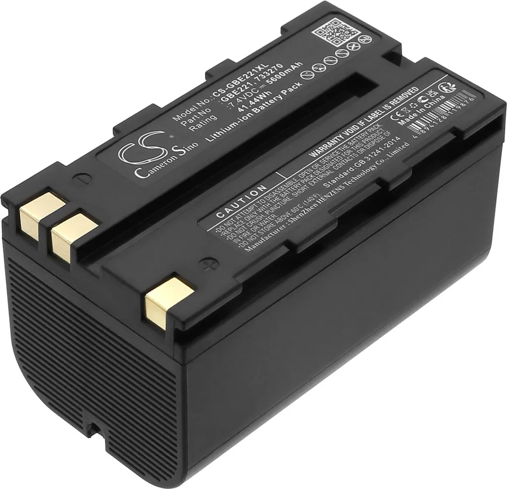 Batterie pour Leica ATX1200 ATX900 et stations Flexline haute capacité