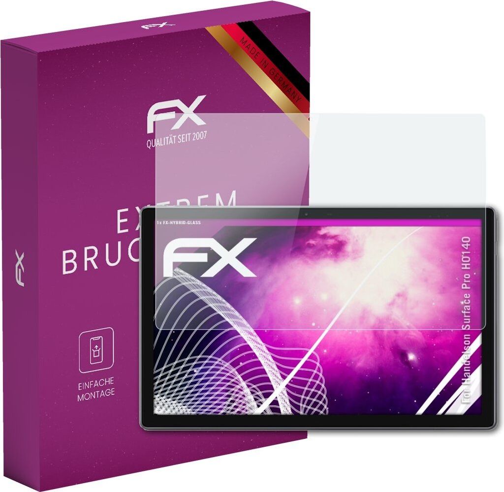 atFoliX FX-Hybrid-Glass Displayfolie kompatibel mit Handelson Surface Pro (H0140) Glasfolie
