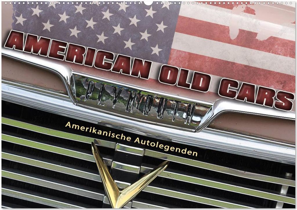 American Old Cars - Amerikanische Autolegenden (Wandkalender 2026 DIN A2 quer), CALVENDO Monatskalender