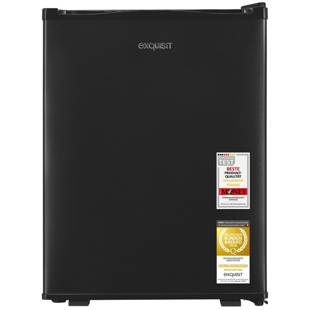 Exquisit Mini-Kühlschrank KB40-V-S-460F schwarz, 33 l, Produktbild 