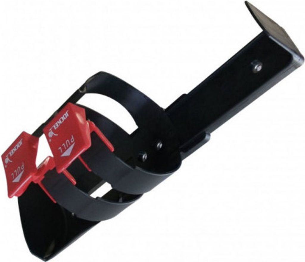 Jockel Kunststoffhalter KFZ Halterung für 2kg Feuerlöscher Pulver oder Schaum