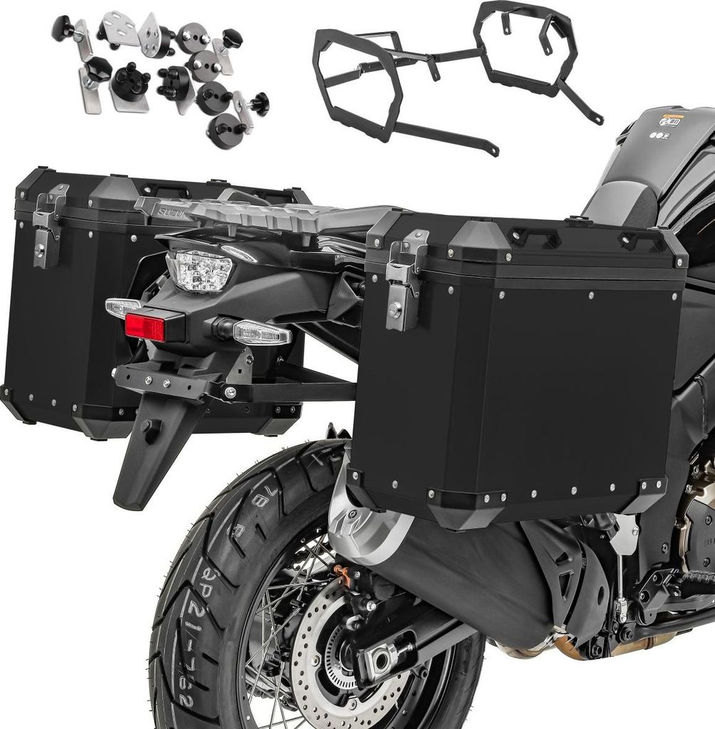 Alu-Koffer + Kofferträger für BMW F 800 GS / Adventure 08-18 GX38-45 s