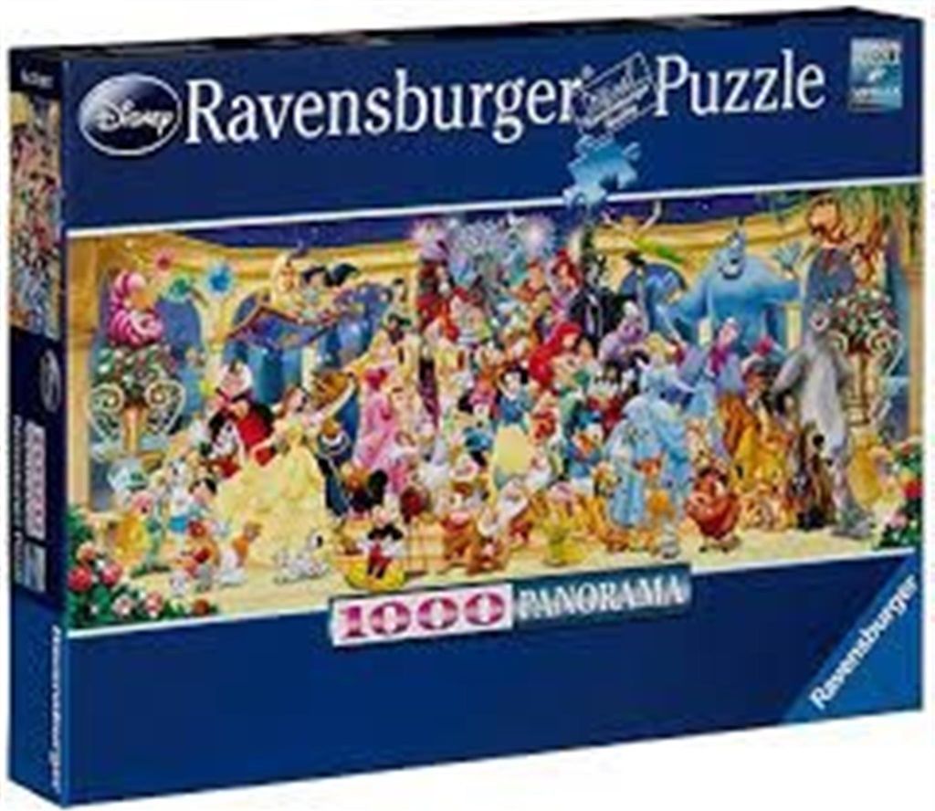 1000 Teile Ravensburger Puzzle Panorama Disney Gruppenfoto Produktbild 11