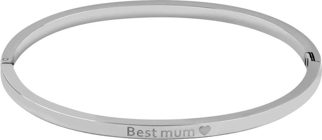 Gravierbares Armband mit Herz und Schriftzug