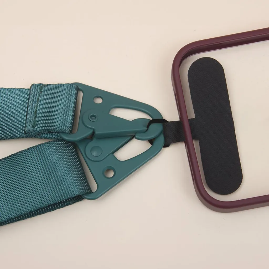Cinghia per cellulare per custodie per cellulari, portafogli con lunghezza regolabile Verde scuro - 10