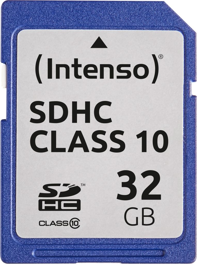 SD Card 32GB Intenso Class10 Produktbild 