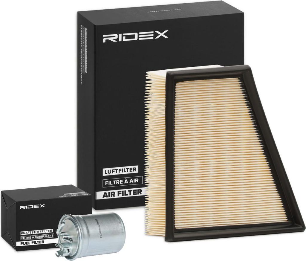 RIDEX Filterset Inspektionspaket Filtersatz für VW POLO (9N) Polo Limousine (9N4) Polo Limousine (9A4, 9A2, 9N2, 9A6) für SKODA Fabia II Schrägheck