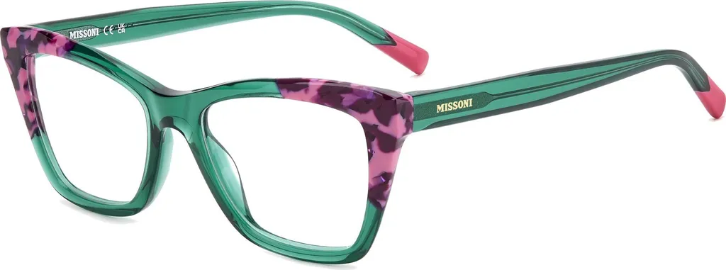 Lunettes Missoni MIS 0174 Vert et Rose : Confort et Design Havane