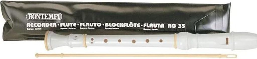 Blockflöte, Deutsche Greifart, 1 Loch für Kinder von Bontempi