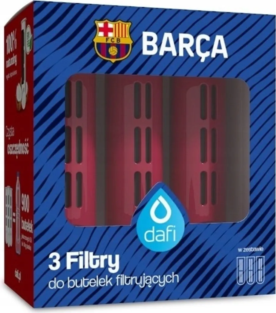 Set 3 Cartucce Filtro Dafi FC Barcelona - Performance e Idratazione - 6