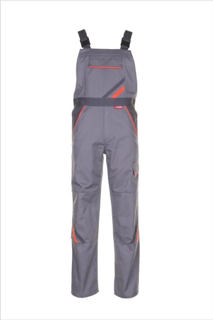 Planam Latzhose Visline, Gr. 25 zink/orange/schiefer Produktbild 