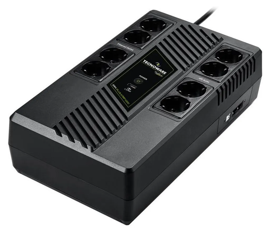 Onduleur pour Ordinateur et Box Internet Tecnoware Era Plus 1000 700W